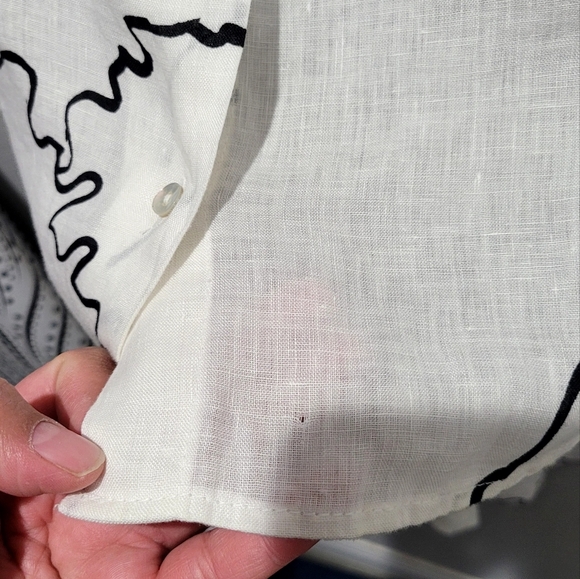 House of Harlow 1960 Linen Abstract S/M set - Picture 7 of 8